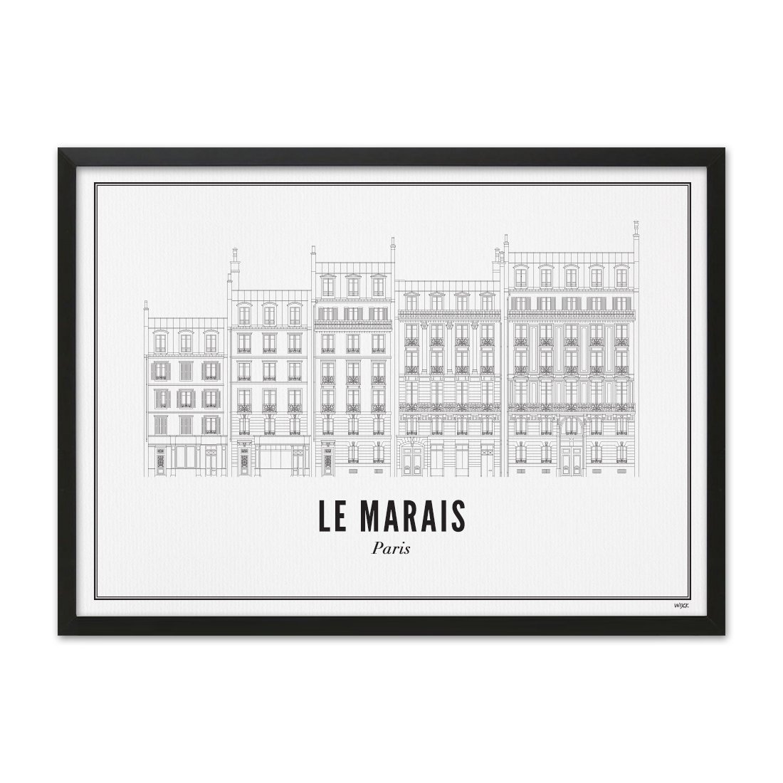 Affiches de Paris - Le Marais | WIJCK.